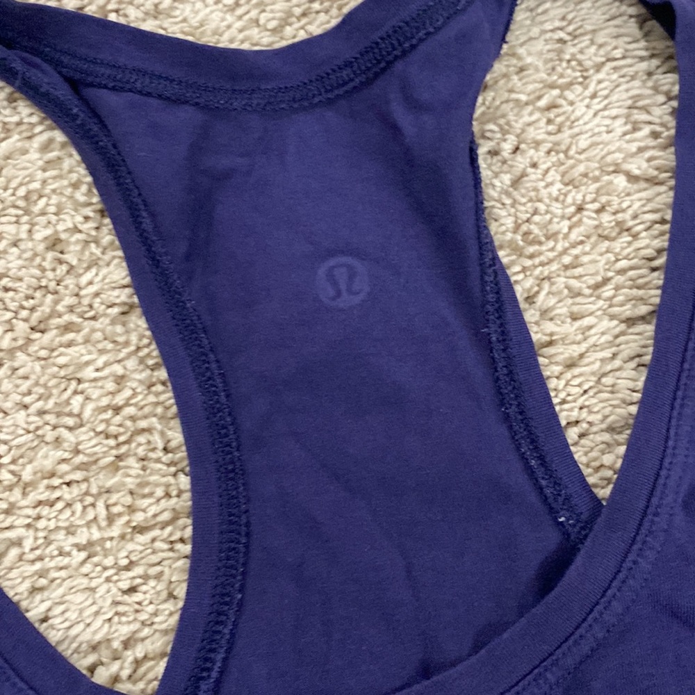 Size 6 Purple Racerback Tank - Picture 2 of 3